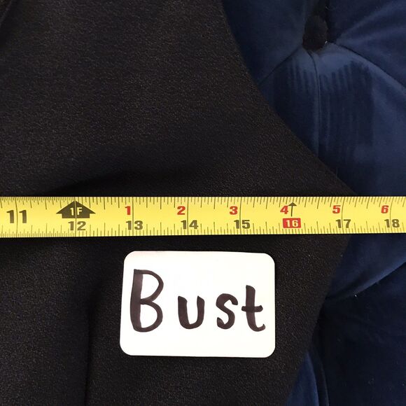 Vintage 90s Chic La Belle Black Sleeveless Minimalist Mini Short Pencil Dress S - Picture 6 of 8